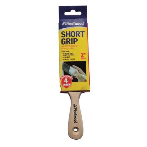Fleetwood 2 Inch Short Grip Angled Brush