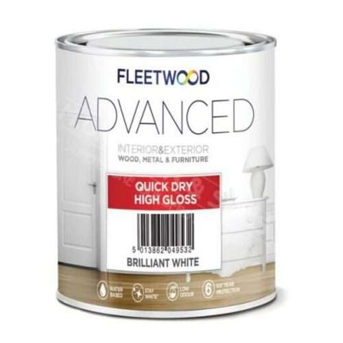 Fleetwood Advanced Quick Dry High Gloss Pure Brilliant White 5 L